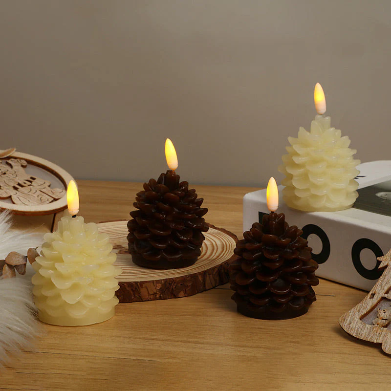 LumiPine – LED Tannenzapfen-Kerze | 1+1 GRATIS - Image 5
