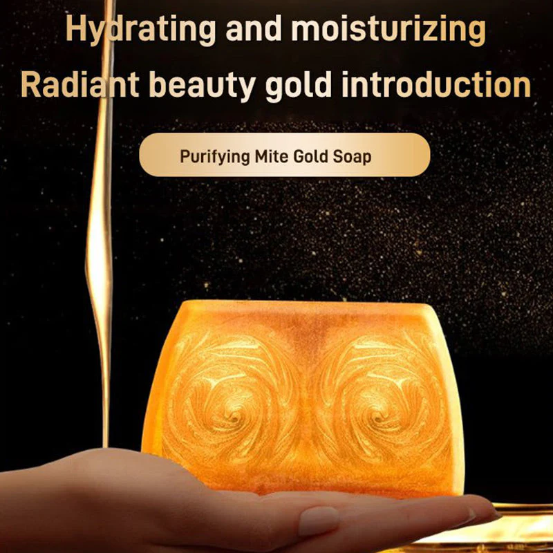LumiPure Golden Feuchtigkeitsseife — Tief strahlen, sich strahlend fühlen