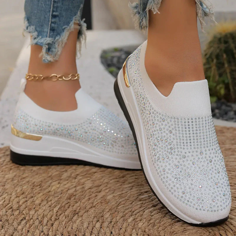 Luna — Sneaker mit Strassdetails | 50% RABATT - Image 5