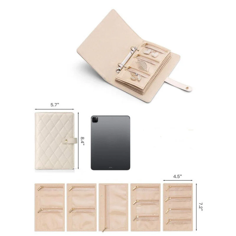 LuxeCheck – Elegante tragbare Schmuckaufbewahrungstasche - Image 10