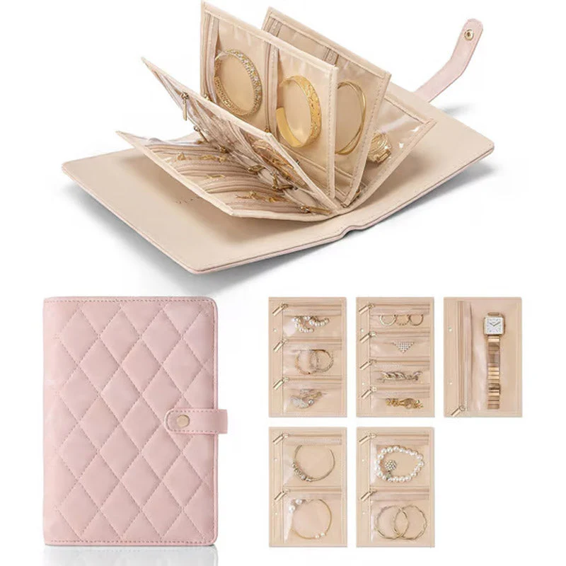 LuxeCheck – Elegante tragbare Schmuckaufbewahrungstasche - Image 3