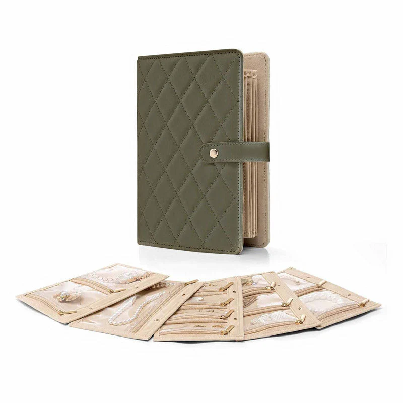 LuxeCheck – Elegante tragbare Schmuckaufbewahrungstasche - Image 5