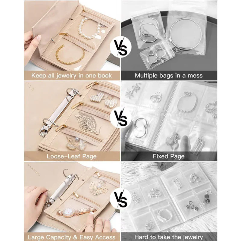 LuxeCheck – Elegante tragbare Schmuckaufbewahrungstasche - Image 7