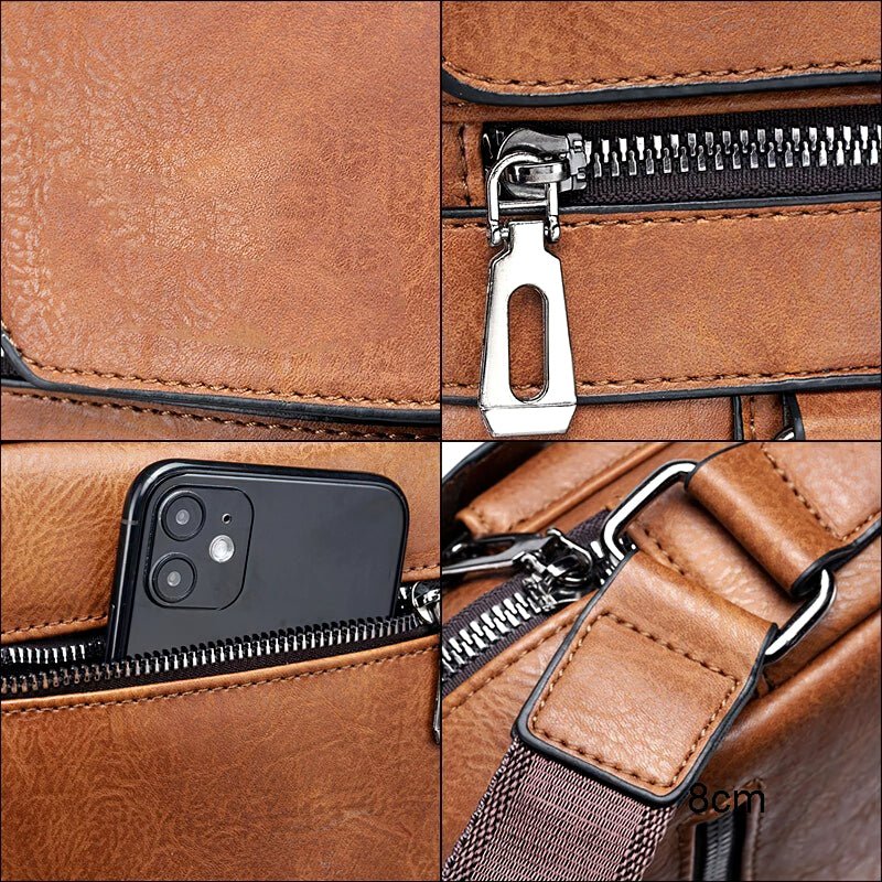 LuxeLeather™ Schoudertas - Modern & Stijlvol - Image 8