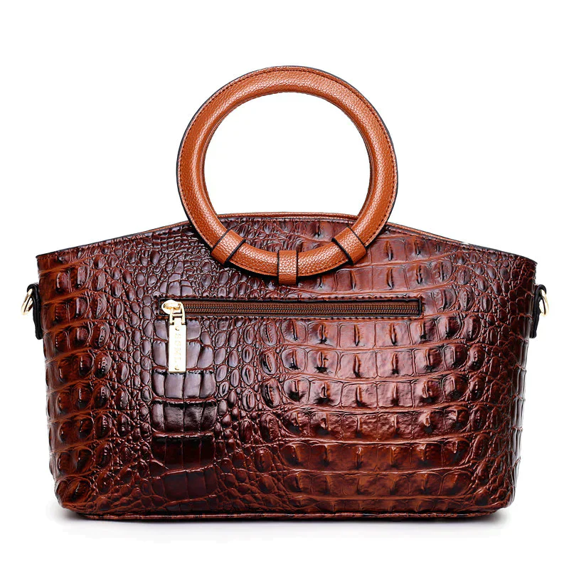 CrocElegance™ – Luxuriöse Handtasche mit Krokodil-Muster | Stilvolles Statement für jeden Tag | 50% RABATT - Image 2