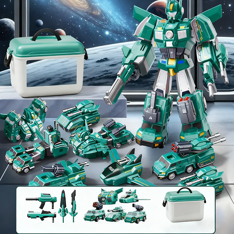 MagnaBot – 9-in-1 Auto- und Roboter-Spielset - Image 2