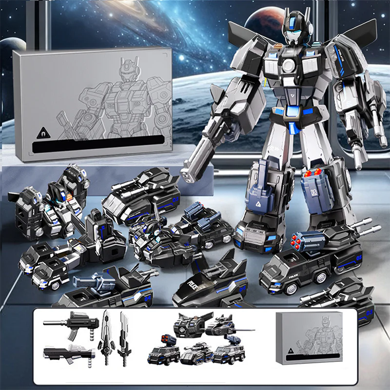 MagnaBot – 9-in-1 Auto- und Roboter-Spielset - Image 3
