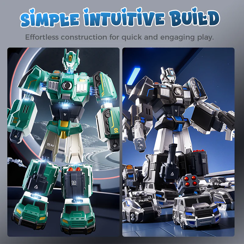 MagnaBot – 9-in-1 Auto- und Roboter-Spielset - Image 5