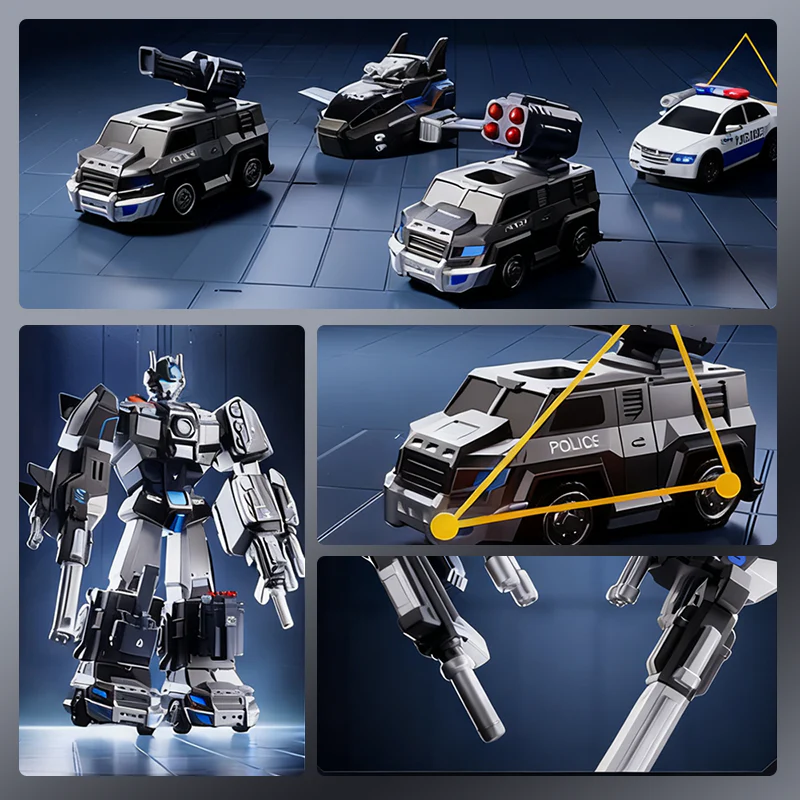 MagnaBot – 9-in-1 Auto- und Roboter-Spielset - Image 9