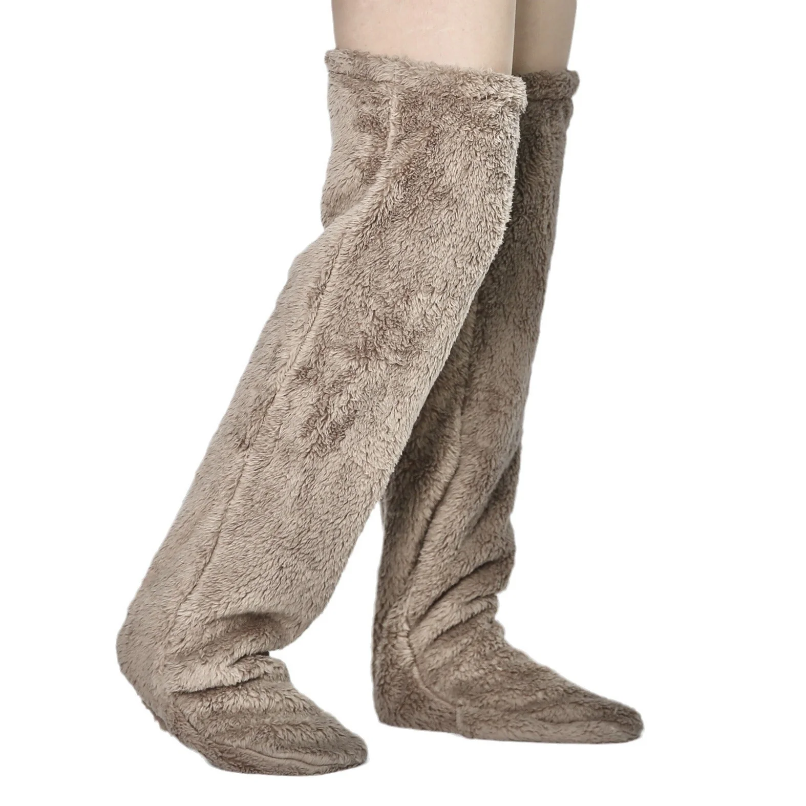 Mary — Gemütliche Kniehohe Gänsedaunensocken mit Verstecktem Geschenkfach - Image 24