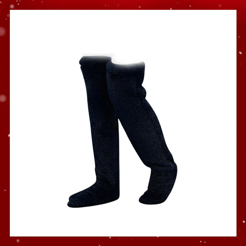 Mary — Gemütliche Kniehohe Gänsedaunensocken mit Verstecktem Geschenkfach - Image 36
