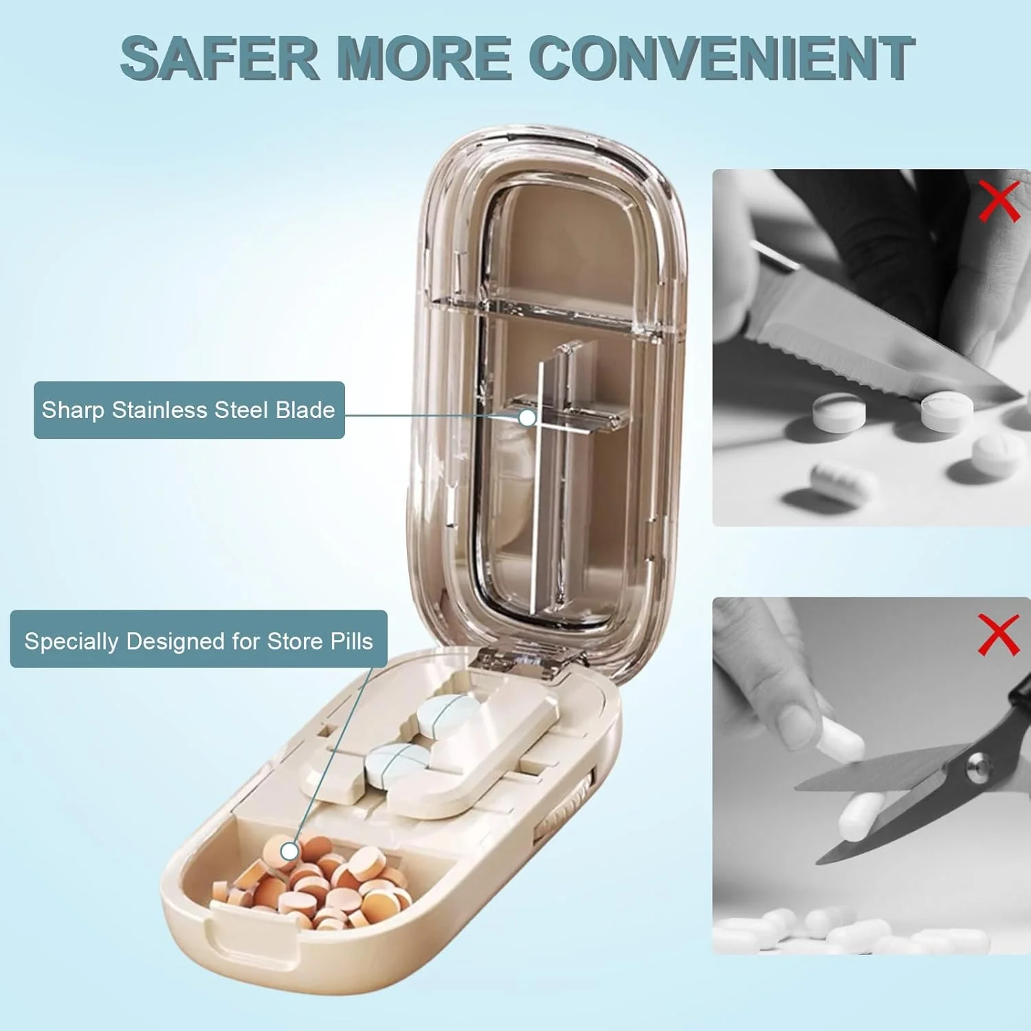 MedLux® 3-in-1-Tablettenzerteiler und Aufbewahrungsbox | 1+1 GRATIS - Image 7