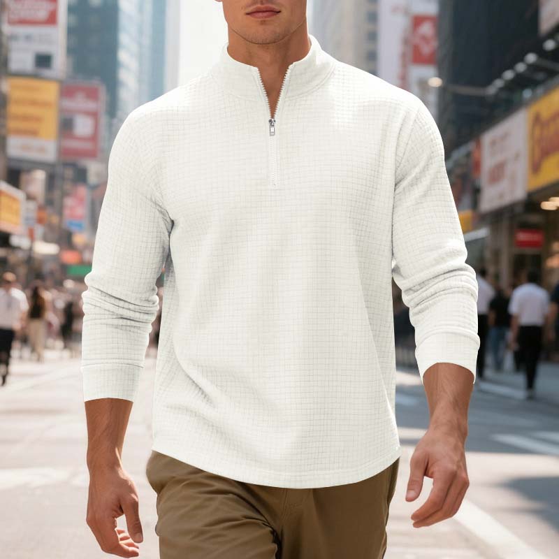 Michael — Midtown Pullover-Sweatshirt mit strukturiertem Jacquard - Image 8