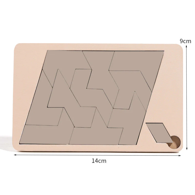 MindFlex - Gehirnpuzzle Holz-Tangram | 50% RABATT - Image 2
