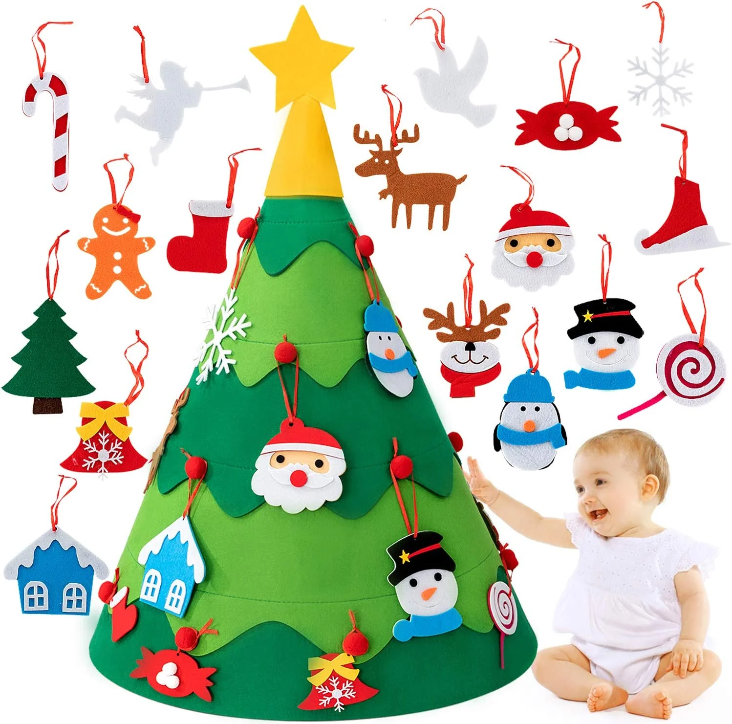 Montessori 3D Weihnachtsbaum - Kreative und lehrreiche Einführung in die Weihnachtszeit | 50% RABATT - Image 4