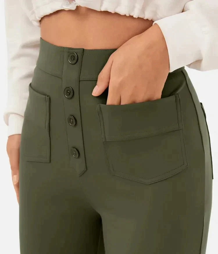 Myra High-waisted™ - Elastische Freizeithose | 50% RABATT - Image 17