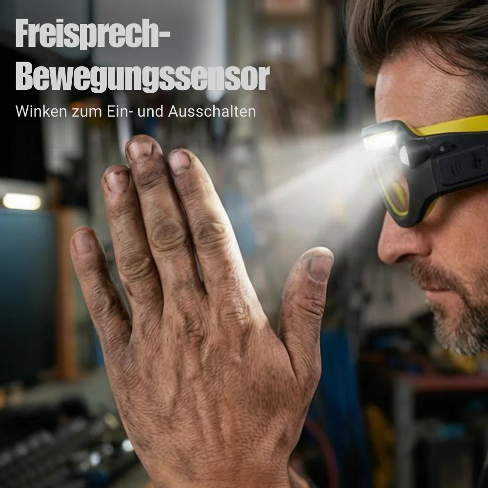 NightWave – Stirnlampe mit Bewegungssensor | 50 % RABATT - Image 5