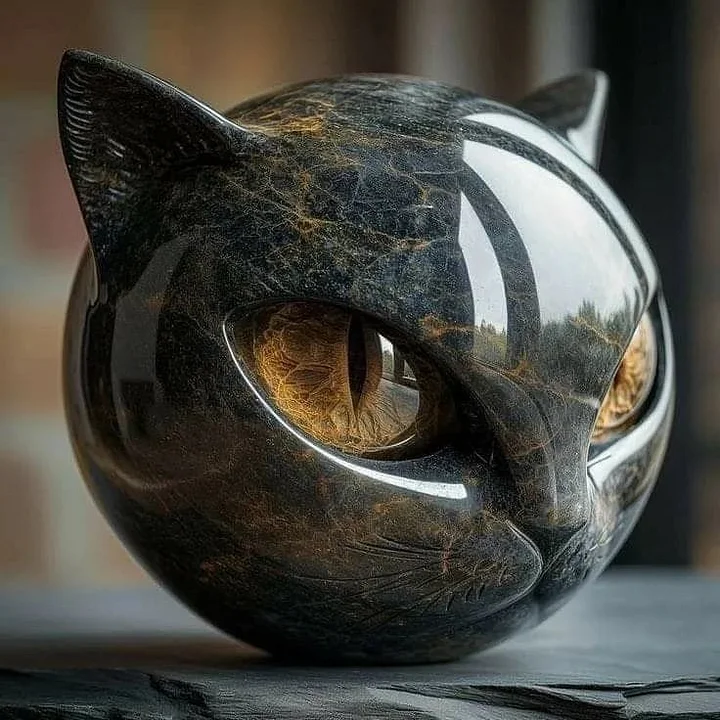 Noctura™ – Mystische schwarze Katzenskulptur | 50% Rabatt - Image 4