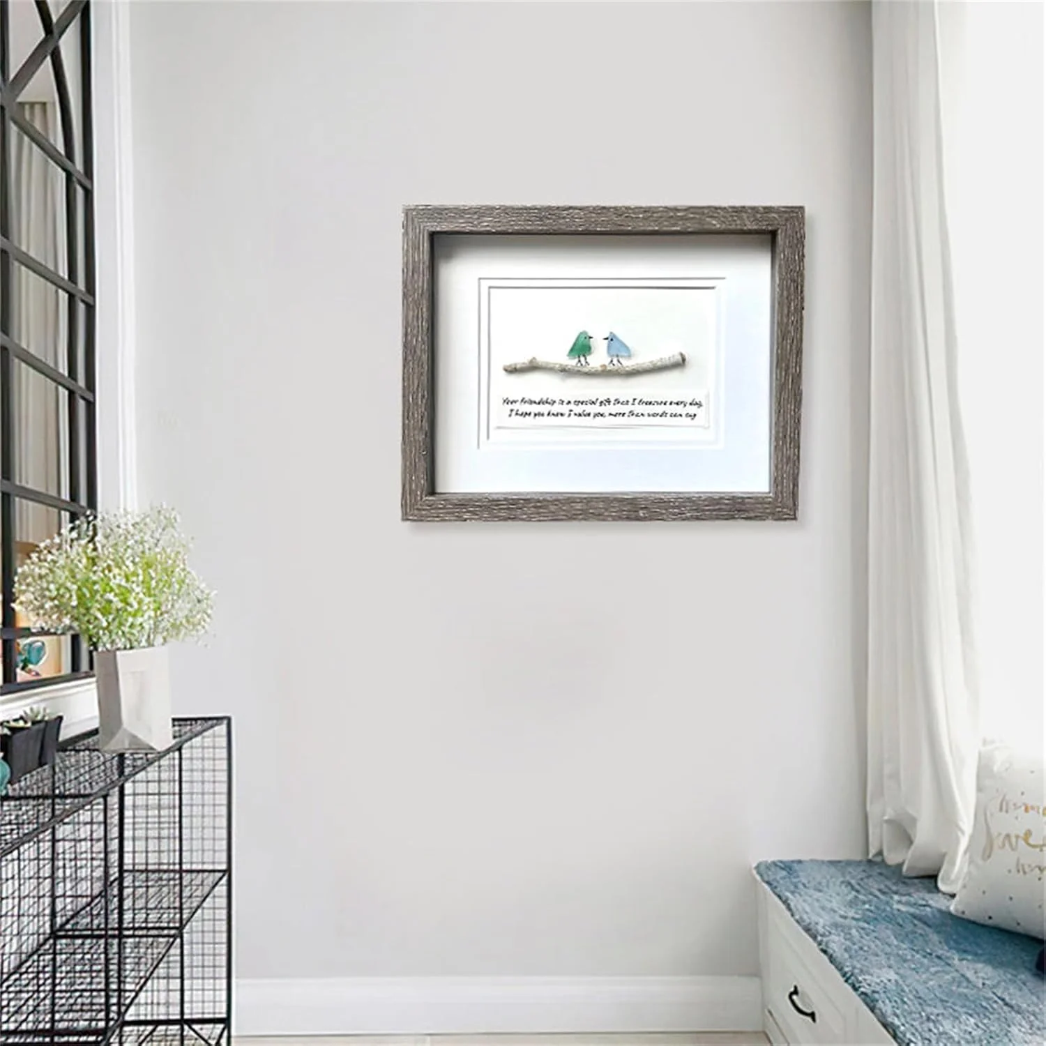 OceanSoul™ Bilderrahmen mit Meerglas-Vögeln | 50% Rabatt - Image 7