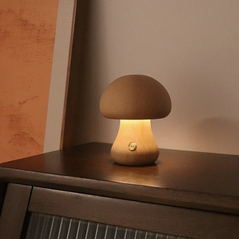 Ocerar™ Kabellose LED-Holzpilzlampe | 50% RABATT - Image 4