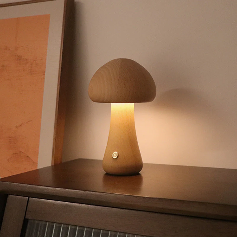 Ocerar™ Kabellose LED-Holzpilzlampe | 50% RABATT - Image 5