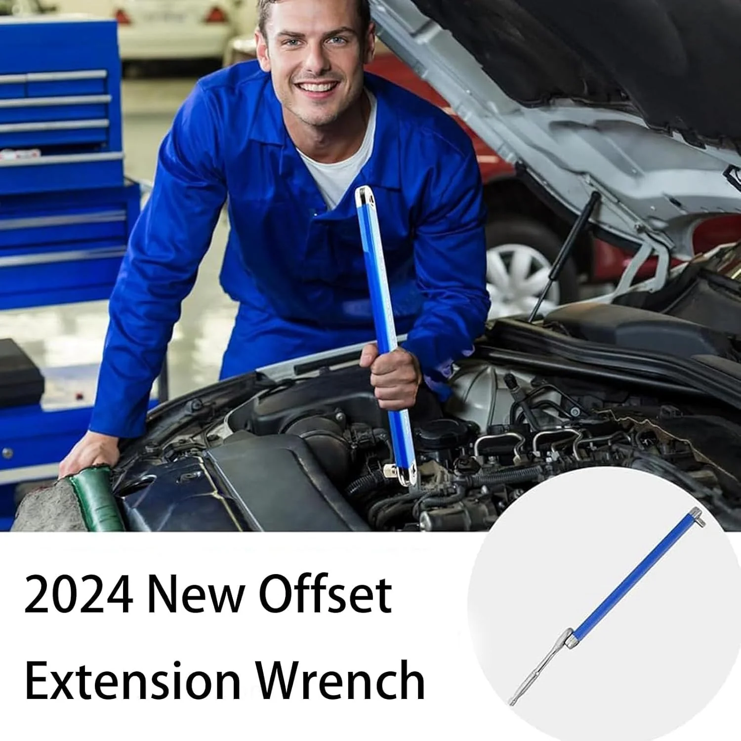Offset-Verlängerungsschlüssel - Maximale Reichweite für enge Schrauben - Image 4