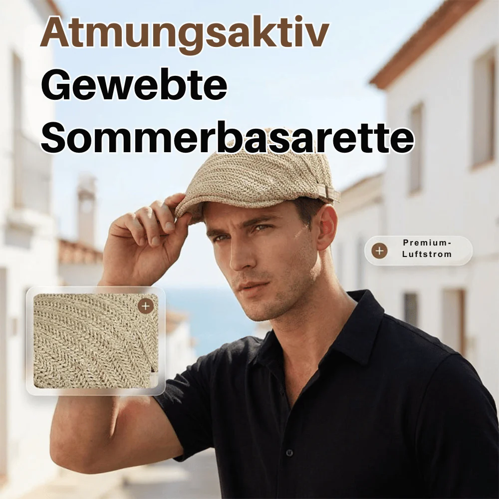 Oliver — Atmungsaktive Sommercap mit Sonnenschutz Verstellbar 55–60 cm | 50% RABATT