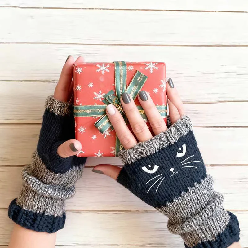 Olivia – Katzenstickerei Fingerhandschuhe | 1+1 GRATIS - Image 11