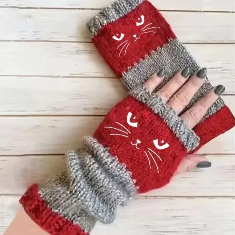 Olivia – Katzenstickerei Fingerhandschuhe | 1+1 GRATIS - Image 16