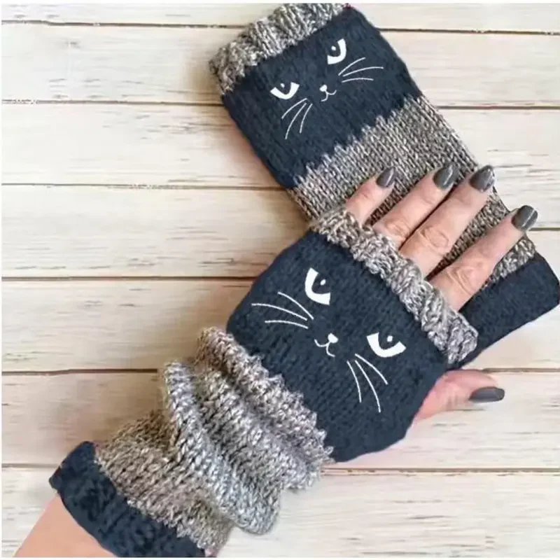 Olivia – Katzenstickerei Fingerhandschuhe | 1+1 GRATIS - Image 18