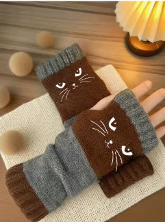 Olivia – Katzenstickerei Fingerhandschuhe | 1+1 GRATIS - Image 26