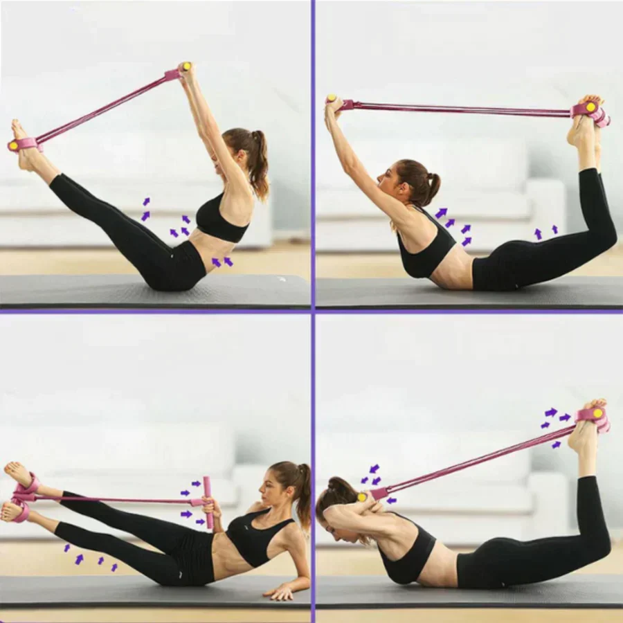 FlexiFit Pro - Pedal Puller Widerstand Band für Fitness Sit-up Yoga-Übung | 50% RABATT - Image 2