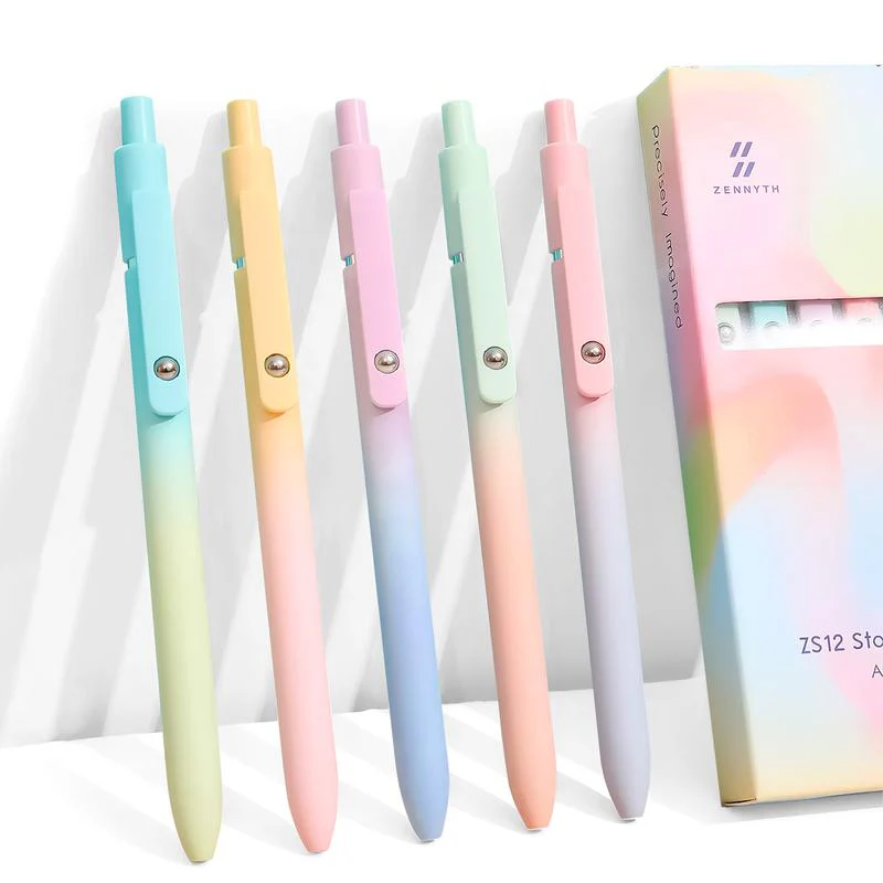 PenLux® 5-teiliges Gelstift-Set mit Farbverlauf | 50% RABATT - Image 2