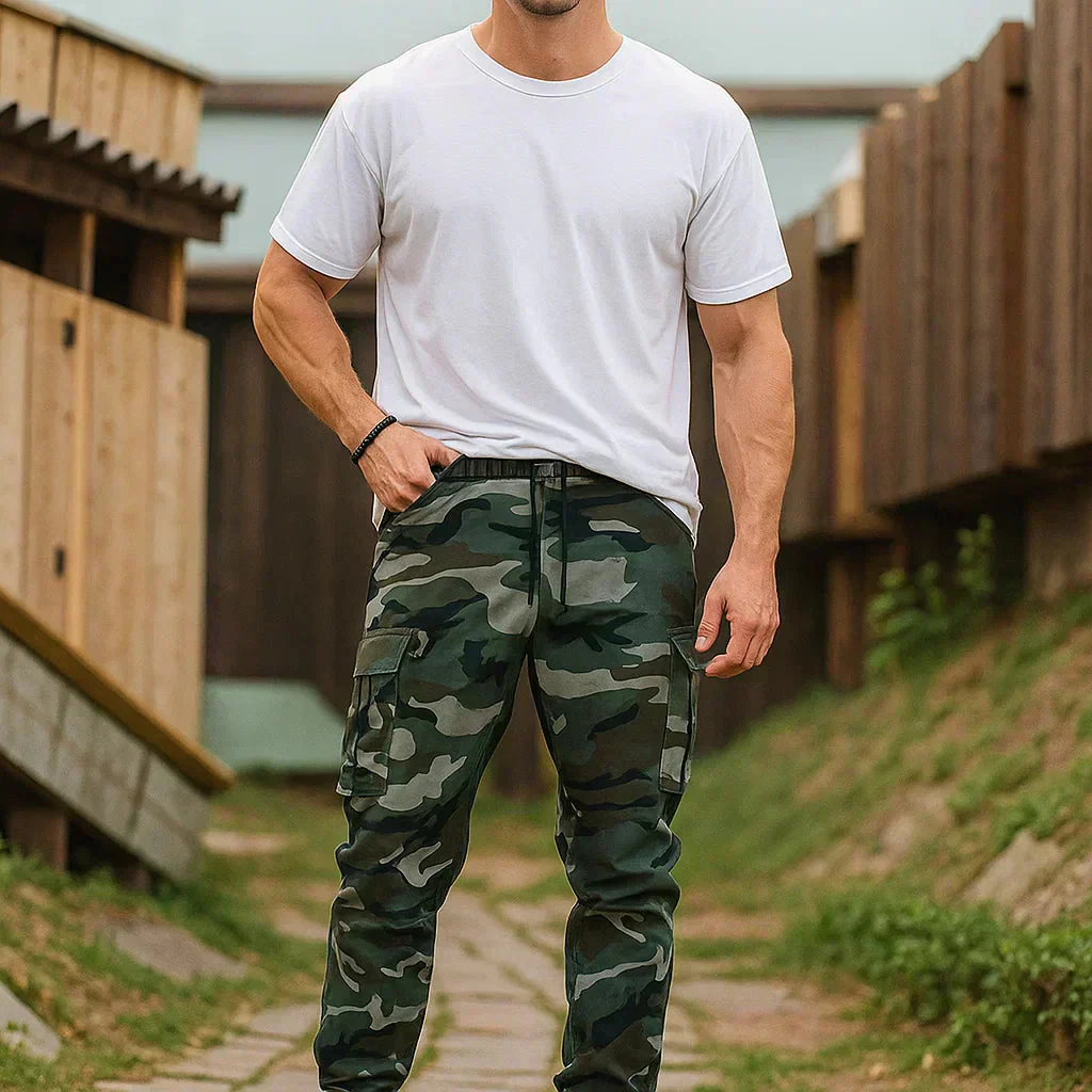 Peter – Robuste Herren-Cargohosen mit flexiblem Bund - Image 12