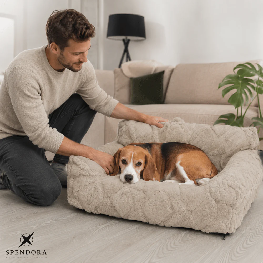 PetNest — Orthopädisches Kuschelbett für Haustiere | 50% RABATT