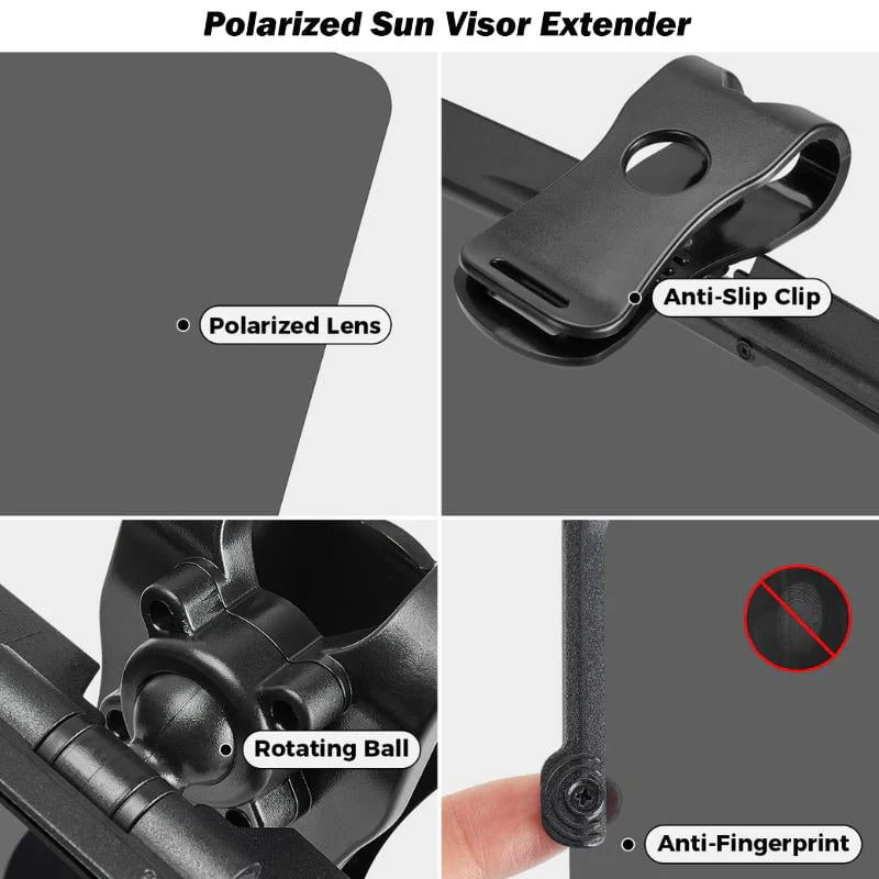 Polarisierte Sonnenblende für Auto — Blendung reduzieren, sicher fahren - Image 6