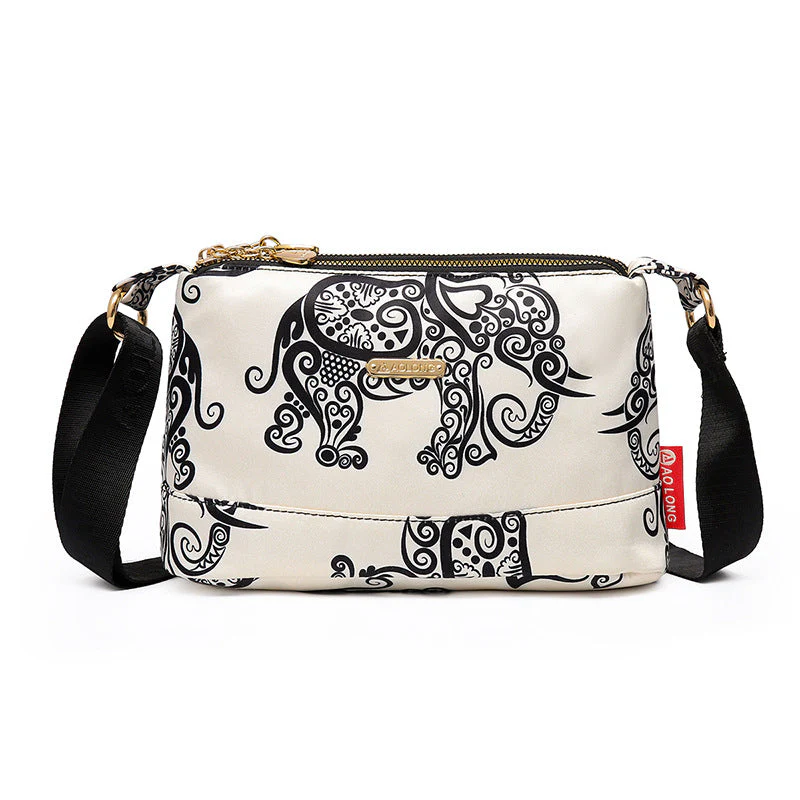 PrintEase™ – Damen Umhängetasche mit Multi-Taschen-Design - Image 13