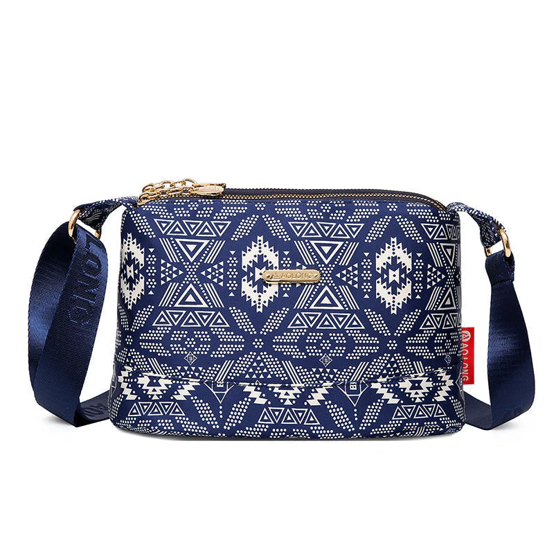 PrintEase™ – Damen Umhängetasche mit Multi-Taschen-Design - Image 9
