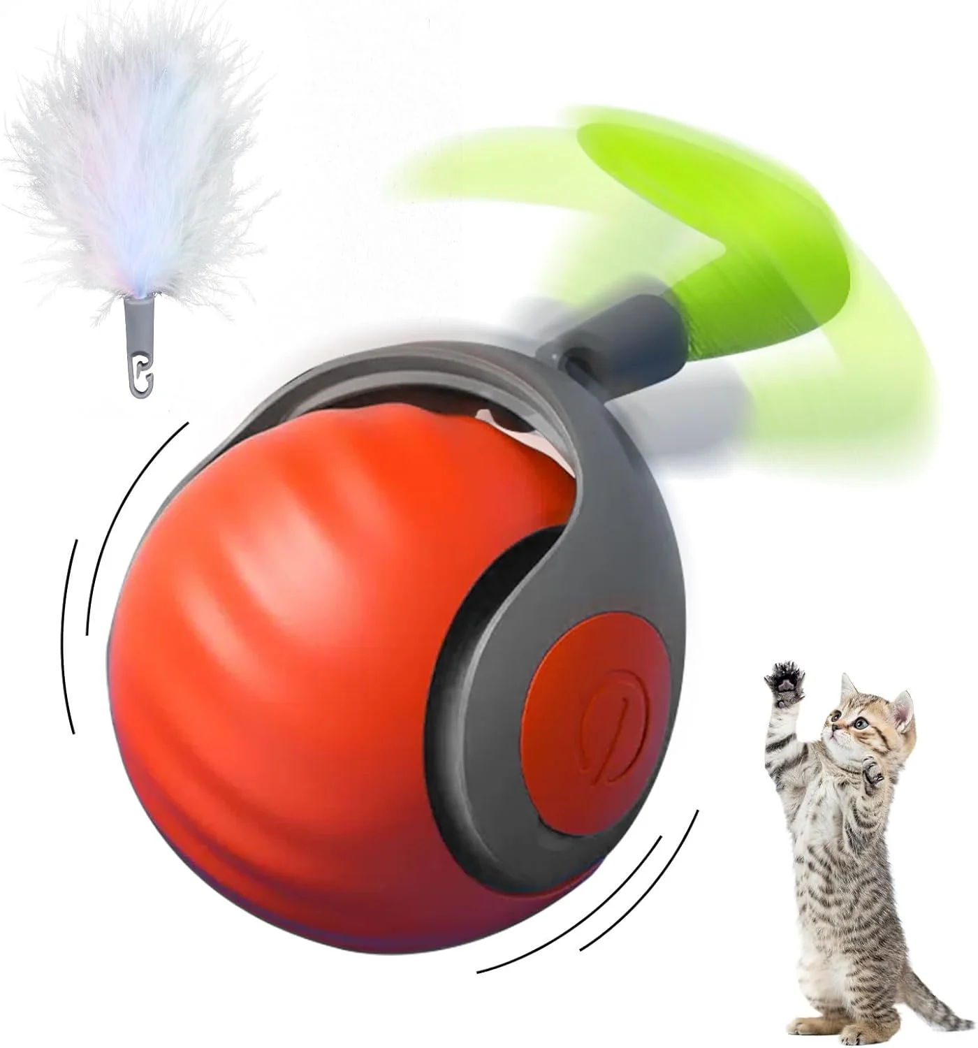 PurrMotion – Interaktiver Wiederaufladbarer Katzenspielball | 1+1 GRATIS - Image 7
