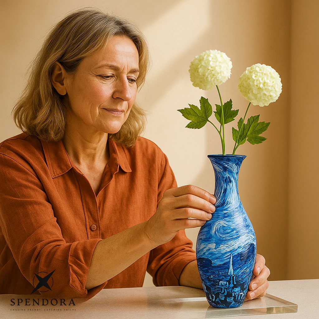 PuzzleBloom – 3D Puzzle-Vase mit Wasserbecher | 50 % RABATT