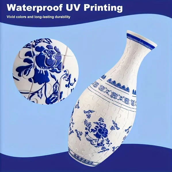 PuzzleBloom – 3D Puzzle-Vase mit Wasserbecher | 50 % RABATT - Image 11