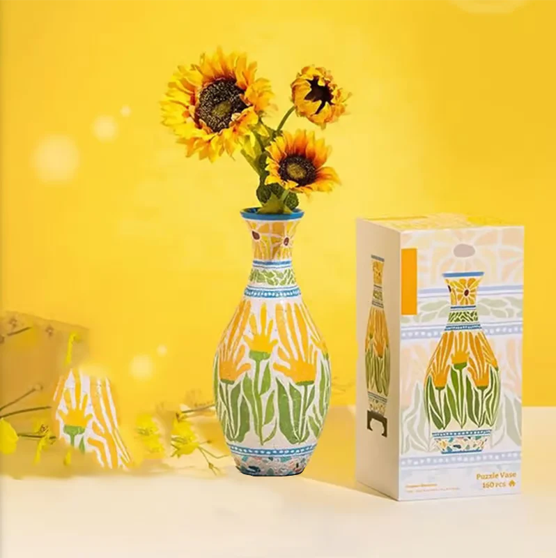 PuzzleBloom – 3D Puzzle-Vase mit Wasserbecher | 50 % RABATT - Image 15