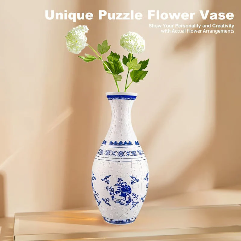 PuzzleBloom – 3D Puzzle-Vase mit Wasserbecher | 50 % RABATT - Image 18