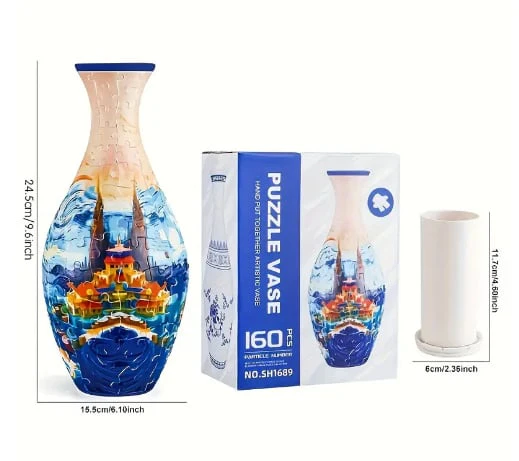 PuzzleBloom – 3D Puzzle-Vase mit Wasserbecher | 50 % RABATT - Image 38