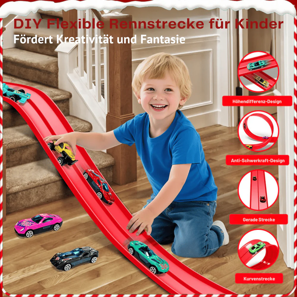 RacerX – DIY Flexible Hot Wheels Rennbahn | 50% RABATT