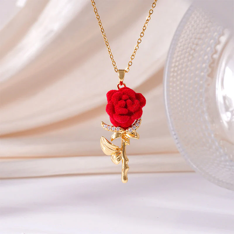 Rose — Samtiger Kristall-Rosenanhänger | 50% RABATT - Image 13