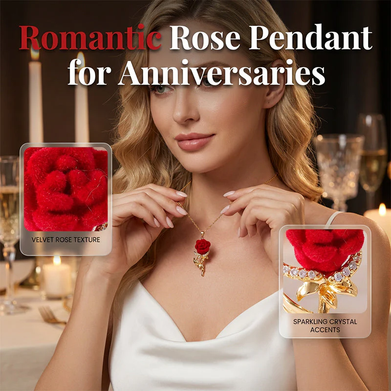Rose — Samtiger Kristall-Rosenanhänger | 50% RABATT - Image 6