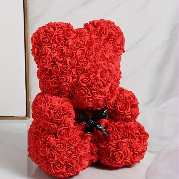 RoseBear – Romantischer Teddybär aus ewigen Rosen - Image 4