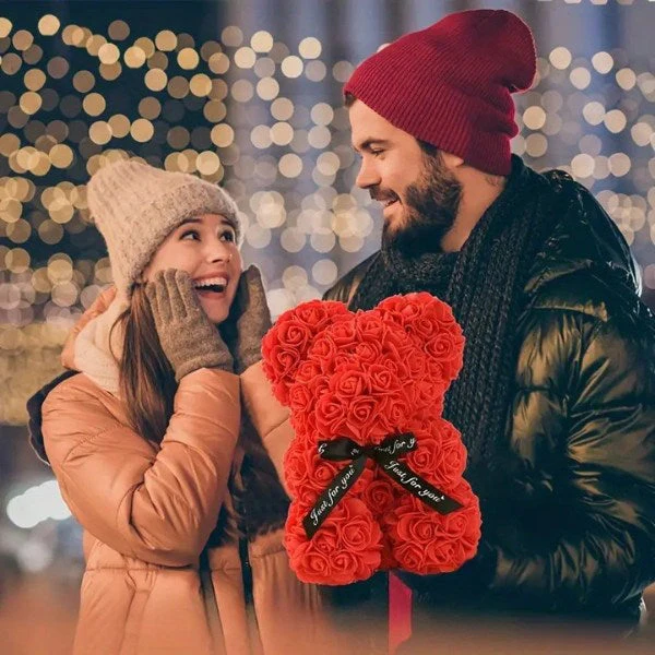RoseBear – Romantischer Teddybär aus ewigen Rosen - Image 6