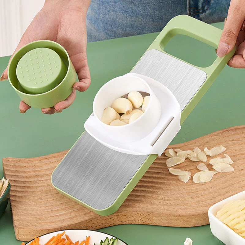 SafeSlice™ Multifunktionaler Gemüseschneider mit Handschutz - Image 7